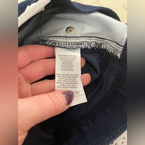 NWT Loft dark was slim pockets leggings size 28/6P - Picture 10 of 10